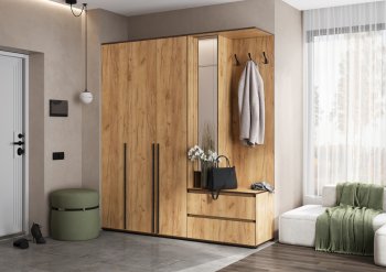 Прихожая Норд+Шкаф 1200, крафт (Миф) в Советском - sovetskij.mebel-e96.ru