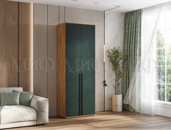 Шкаф 800 мм 2-х ств. Норд крафт/изумруд (Миф) в Советском - sovetskij.mebel-e96.ru