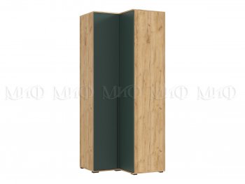 Шкаф угловой Норд крафт/изумруд (Миф) в Советском - sovetskij.mebel-e96.ru
