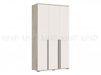 Шкаф 1200 мм 3-х ств. Норд крафт серый/кашемир (Миф) в Советском - sovetskij.mebel-e96.ru