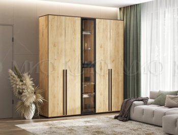 Шкаф Норд+ пенал со стеклом (Миф) в Советском - sovetskij.mebel-e96.ru