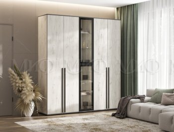 Шкаф Норд+ пенал со стеклом (Миф) в Советском - sovetskij.mebel-e96.ru