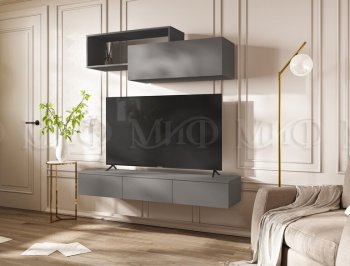 Стенка Норд-2 графит (Миф) в Советском - sovetskij.mebel-e96.ru