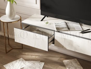 Стенка Норд-2 дуб крафт белый (Миф) в Советском - sovetskij.mebel-e96.ru
