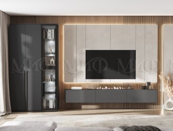 Стенка Норд графит (Миф) в Советском - sovetskij.mebel-e96.ru