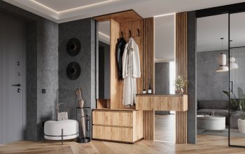 Прихожая+Тумба с зеркалом Норд (Миф) в Советском - sovetskij.mebel-e96.ru