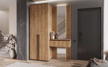 Шкаф 800+Тумба с зеркалом Норд (Миф) в Советском - sovetskij.mebel-e96.ru