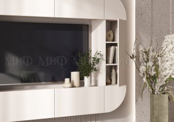 Стенка Норд (Зона ТВ), кашемир (Миф) в Советском - sovetskij.mebel-e96.ru