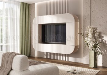 Стенка Норд (Зона ТВ), кашемир (Миф) в Советском - sovetskij.mebel-e96.ru