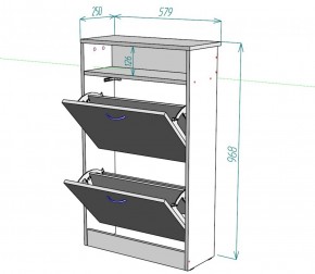 Обувница W5 (ДСС) в Советском - sovetskij.mebel-e96.ru