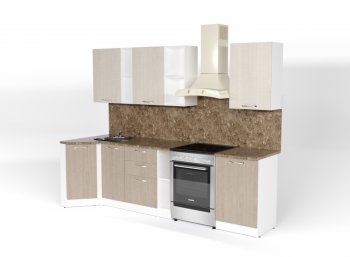 Кухонный гарнитур Ольга прайм 4 900х2000 мм (Герда) в Советском - sovetskij.mebel-e96.ru