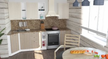 Кухонный гарнитур Ольга прайм 4 900х2000 мм (Герда) в Советском - sovetskij.mebel-e96.ru
