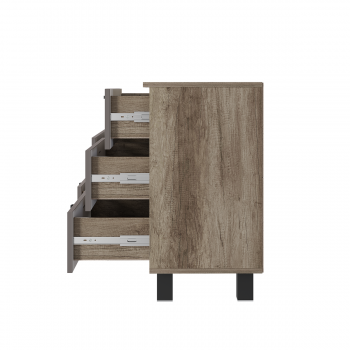 Комод Олива КМ-04 муссон софт (БТС) в Советском - sovetskij.mebel-e96.ru