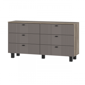Комод Олива КМ-04 муссон софт (БТС) в Советском - sovetskij.mebel-e96.ru