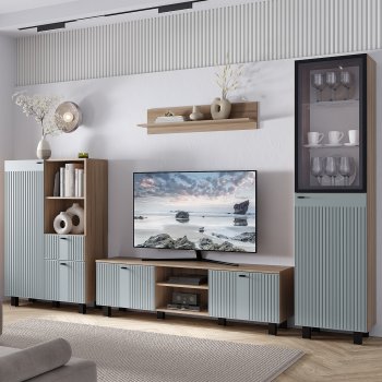 Тумба под ТВ Олива ТБ-09 шарли бриз (БТС) в Советском - sovetskij.mebel-e96.ru