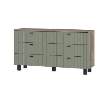 Комод Олива КМ-04 эквалипт софт (БТС) в Советском - sovetskij.mebel-e96.ru