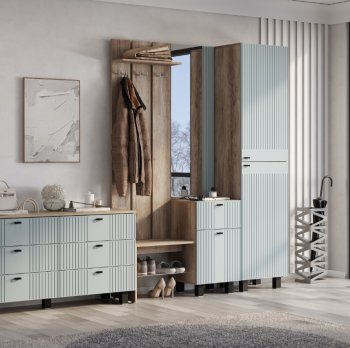 Прихожая Олива шарли бриз софт, модульная (БТС) в Советском - sovetskij.mebel-e96.ru