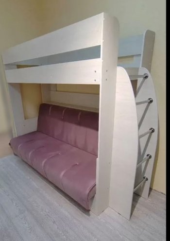 Кровать-диван 2-х ярусная Омега 17 (возможна зеркальная сборка) в Советском - sovetskij.mebel-e96.ru | фото