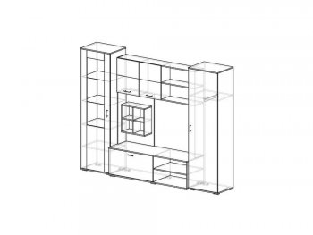 Стенка Оскар ясень шимо (Эра) в Советском - sovetskij.mebel-e96.ru