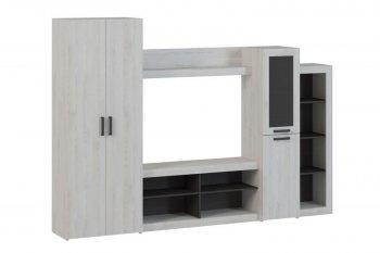 Стенка OSKAR4 сосна белая (Генезис) в Советском - sovetskij.mebel-e96.ru