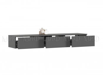 Стенка Оскар комп.2 графит (Миф) в Советском - sovetskij.mebel-e96.ru
