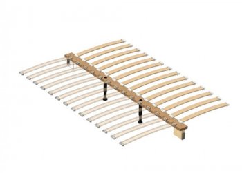 Кровать из массива Грация-1 Льняной (БМ) в Советском - sovetskij.mebel-e96.ru