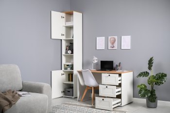 Набор детской мебели Остин белый, модульный (Моби) в Советском - sovetskij.mebel-e96.ru