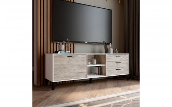 Тумба ТВ Парус-9 (Текс) в Советском - sovetskij.mebel-e96.ru