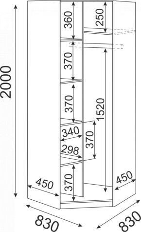 Набор подростковой мебели Остин модульный (Риннер) в Советском - sovetskij.mebel-e96.ru