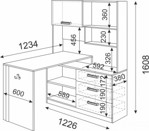 Подростковая мебель Волкер модульная (Риннер) в Советском - sovetskij.mebel-e96.ru