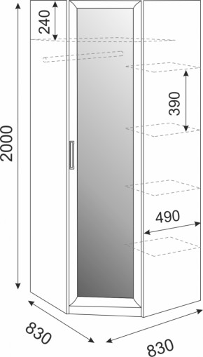 Подростковая мебель Волкер модульная (Риннер) в Советском - sovetskij.mebel-e96.ru