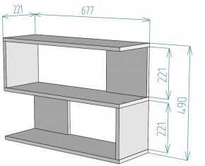 Полка S29 (ДМ) в Советском - sovetskij.mebel-e96.ru