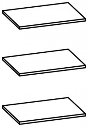 Полки арт. П107 для артикула 107 (3 шт.) в Советском - sovetskij.mebel-e96.ru
