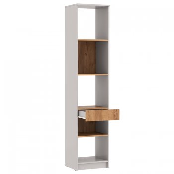Стеллаж 89.21 Прайм (высокий с ящиком) (Олмеко) в Советском - sovetskij.mebel-e96.ru