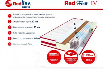 Матрас Red 4 h20 в Советском - sovetskij.mebel-e96.ru