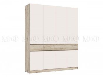 Спальный гарнитур Роджина крафт серый/кашемир, модульный (Миф) в Советском - sovetskij.mebel-e96.ru