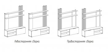 Стенка Роджина крафт/белый гл. (Миф) в Советском - sovetskij.mebel-e96.ru