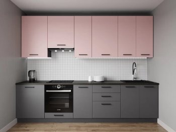 Кухонный гарнитур высокий Роза 3000 мм (Санвут) в Советском - sovetskij.mebel-e96.ru