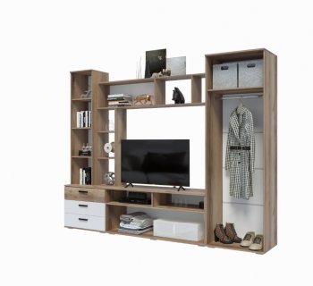 Стенка Крокус белый (Эра) в Советском - sovetskij.mebel-e96.ru
