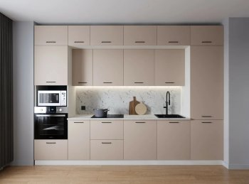 Кухонный гарнитур Шампань 3400 мм (Санвут) в Советском - sovetskij.mebel-e96.ru