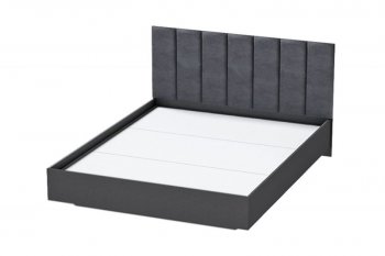 Кровать Шарм (арт.031М1) настил, Антрацит (Диал) в Советском - sovetskij.mebel-e96.ru