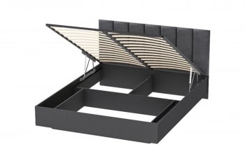 Кровать с подъемным механизмом Шарм (арт.031М1) Антрацит (Диал) в Советском - sovetskij.mebel-e96.ru