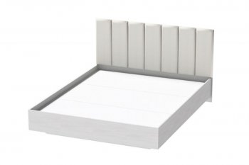 Кровать Шарм (арт.031), настил, экокожа Sontex Milk (Диал) в Советском - sovetskij.mebel-e96.ru | фото