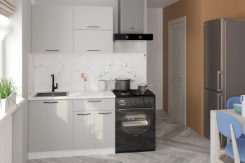 Кухонный гарнитур Шелли лайт 1200 мм (Герда) в Советском - sovetskij.mebel-e96.ru