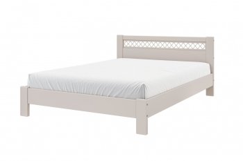 Кровать из массива Шейла льняной (БМ) в Советском - sovetskij.mebel-e96.ru