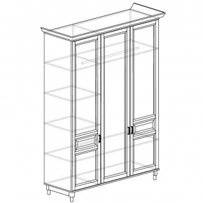 Шкаф 3-дверный Прованс 404 (Яна) в Советском - sovetskij.mebel-e96.ru