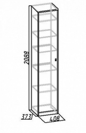 Шкаф для белья Комфорт 7 в Советском - sovetskij.mebel-e96.ru