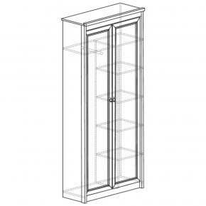 Шкаф для одежды 2-дверный Флоренция 640 (Яна) в Советском - sovetskij.mebel-e96.ru