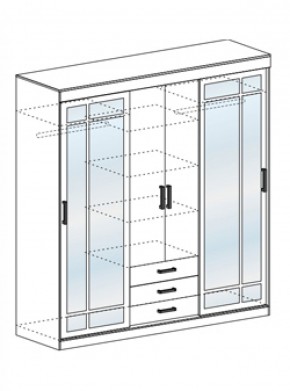 Шкаф-купе Лидер 2К 1700 мм (СтендМ) в Советском - sovetskij.mebel-e96.ru