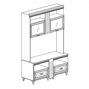 Шкаф многоцелевой Марлен 477 (Яна) в Советском - sovetskij.mebel-e96.ru